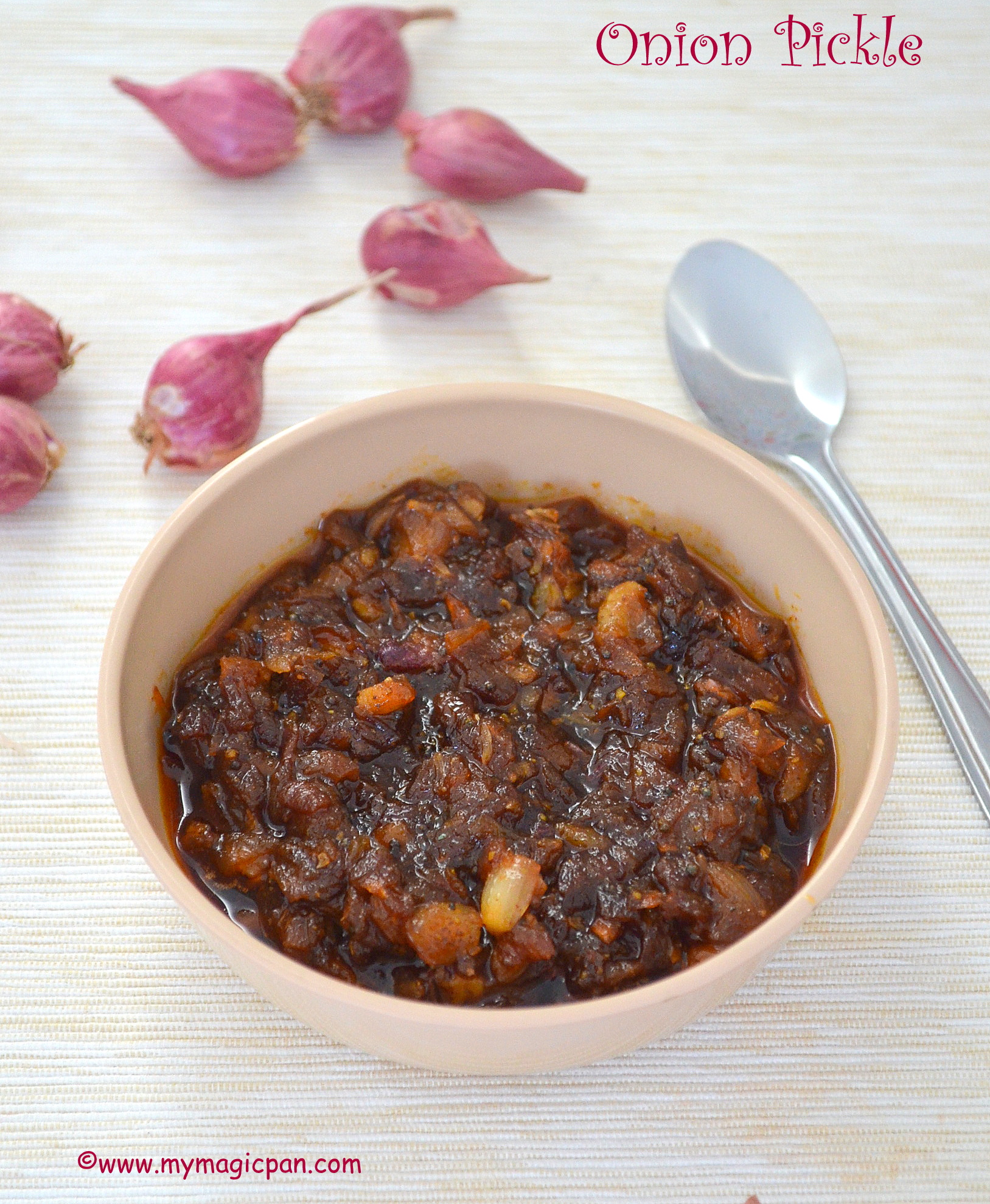 Sambar Onion Pickle Indian Onion Pickle