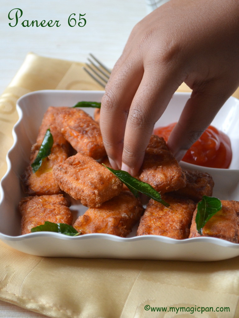 Paneer 65 How to make Paneer 65