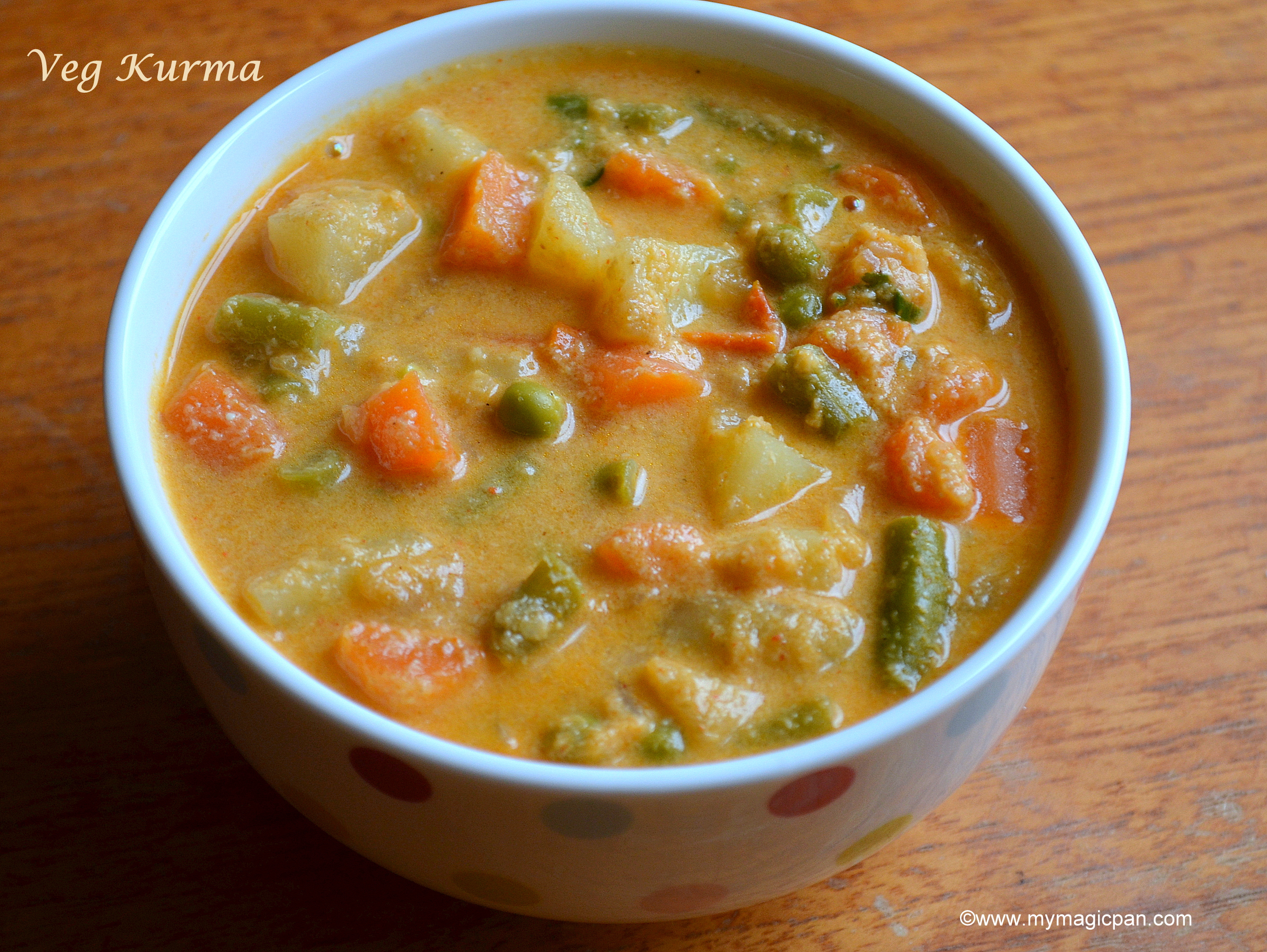 Veg Kurma – Mixed Vegetable Kurma