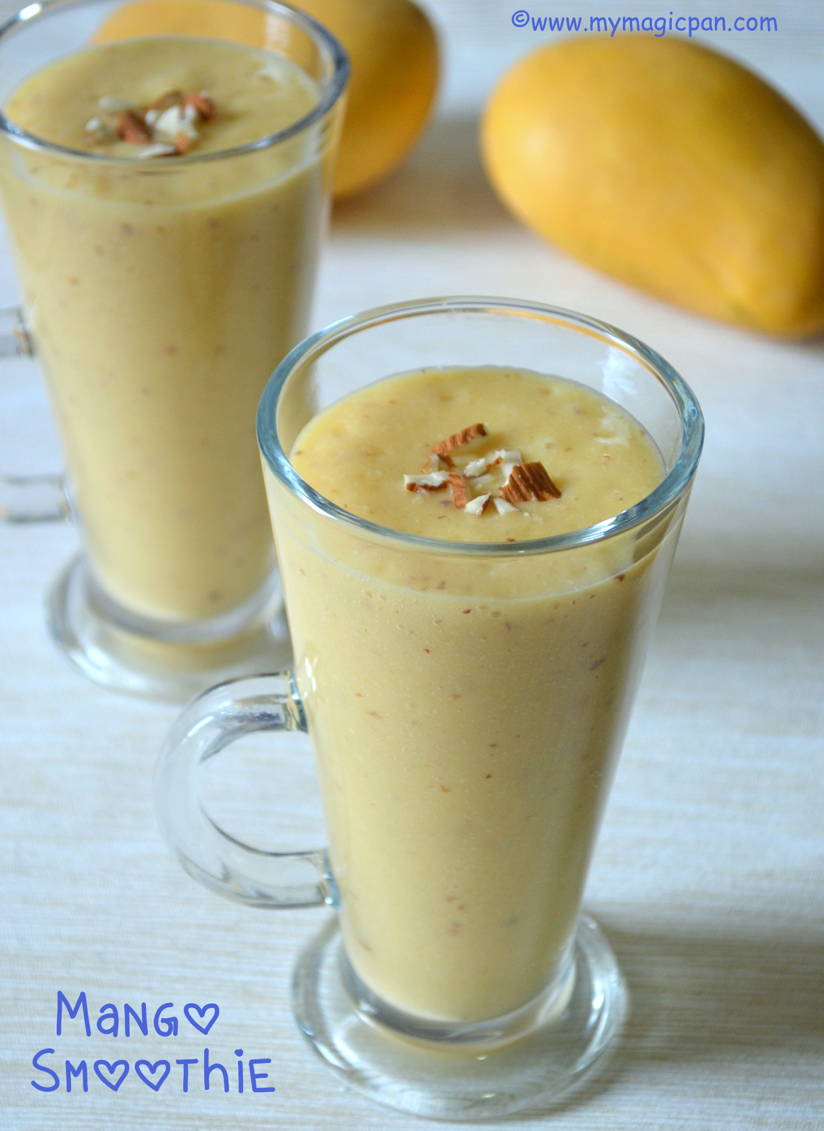 Mango Smoothie Mango Almond Smoothie