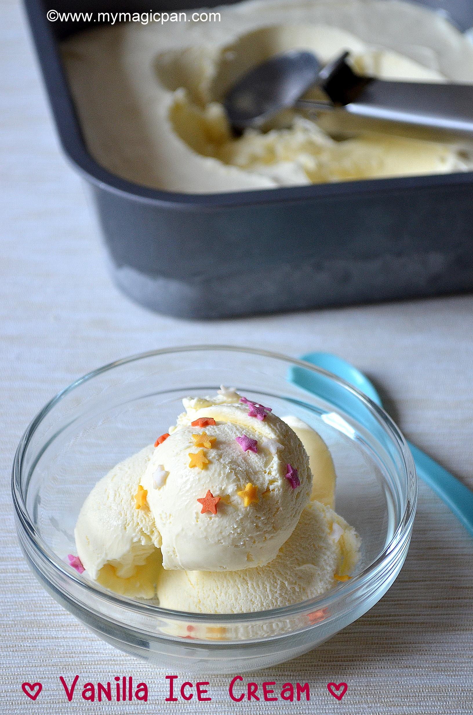 Vanilla Ice Cream No Ice Cream Maker