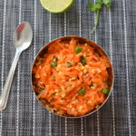 Carrot Kosambari - Carrot Moong Dal Salad