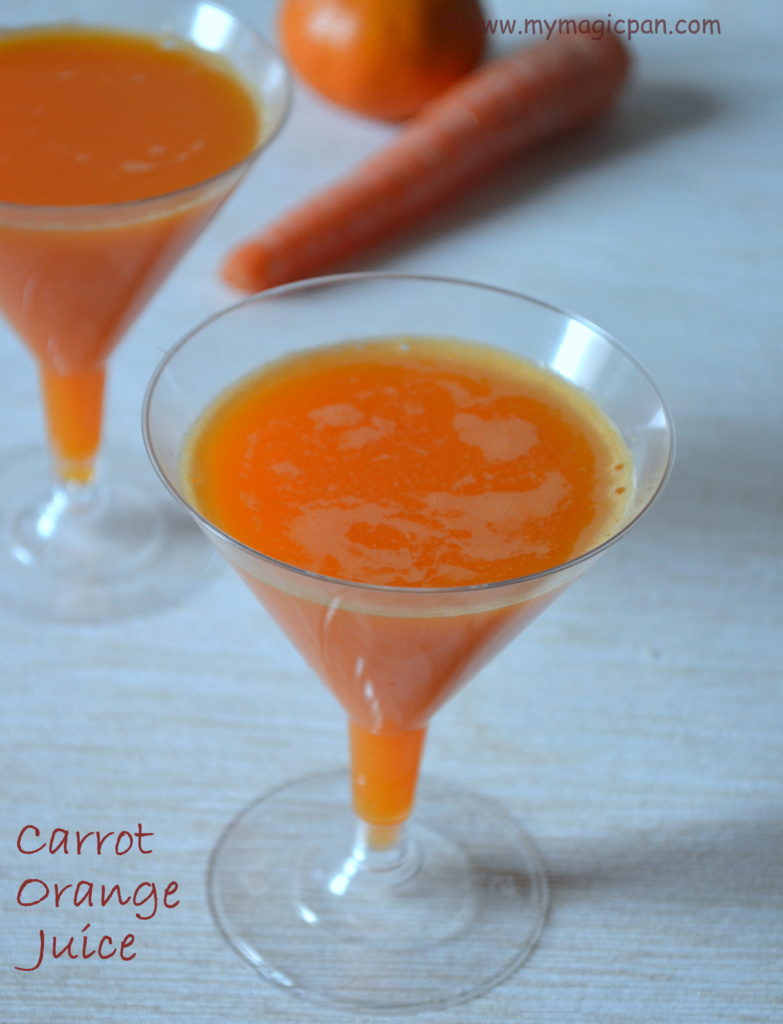 Carrot Orange Juice My Magic Pan