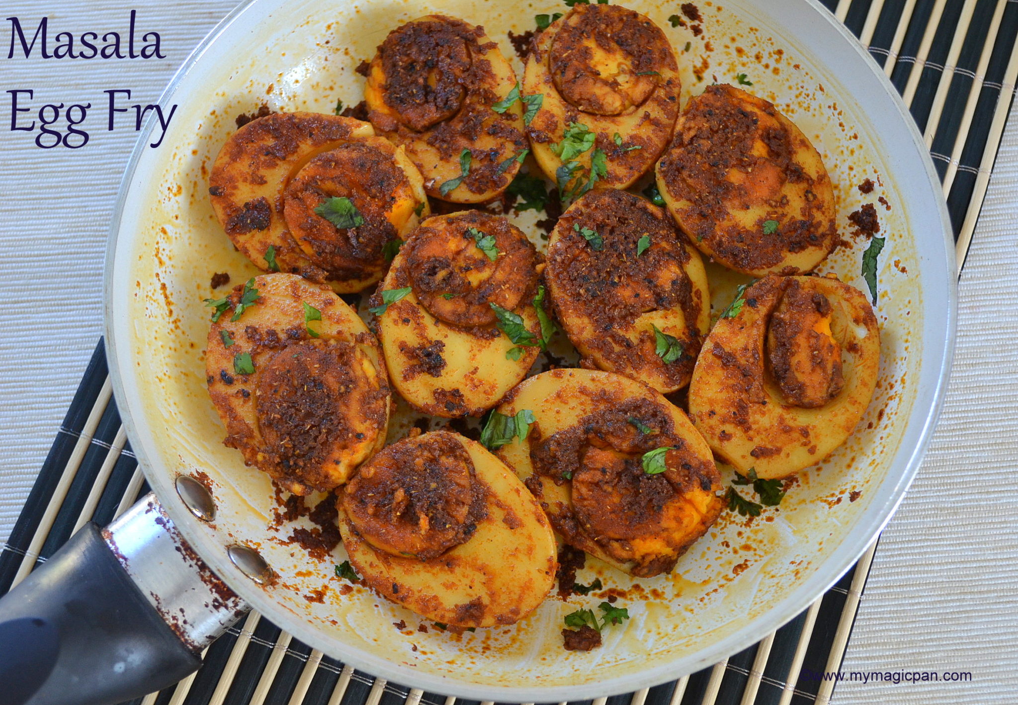 Egg Pepper Fry Spicy Masala Egg Fry