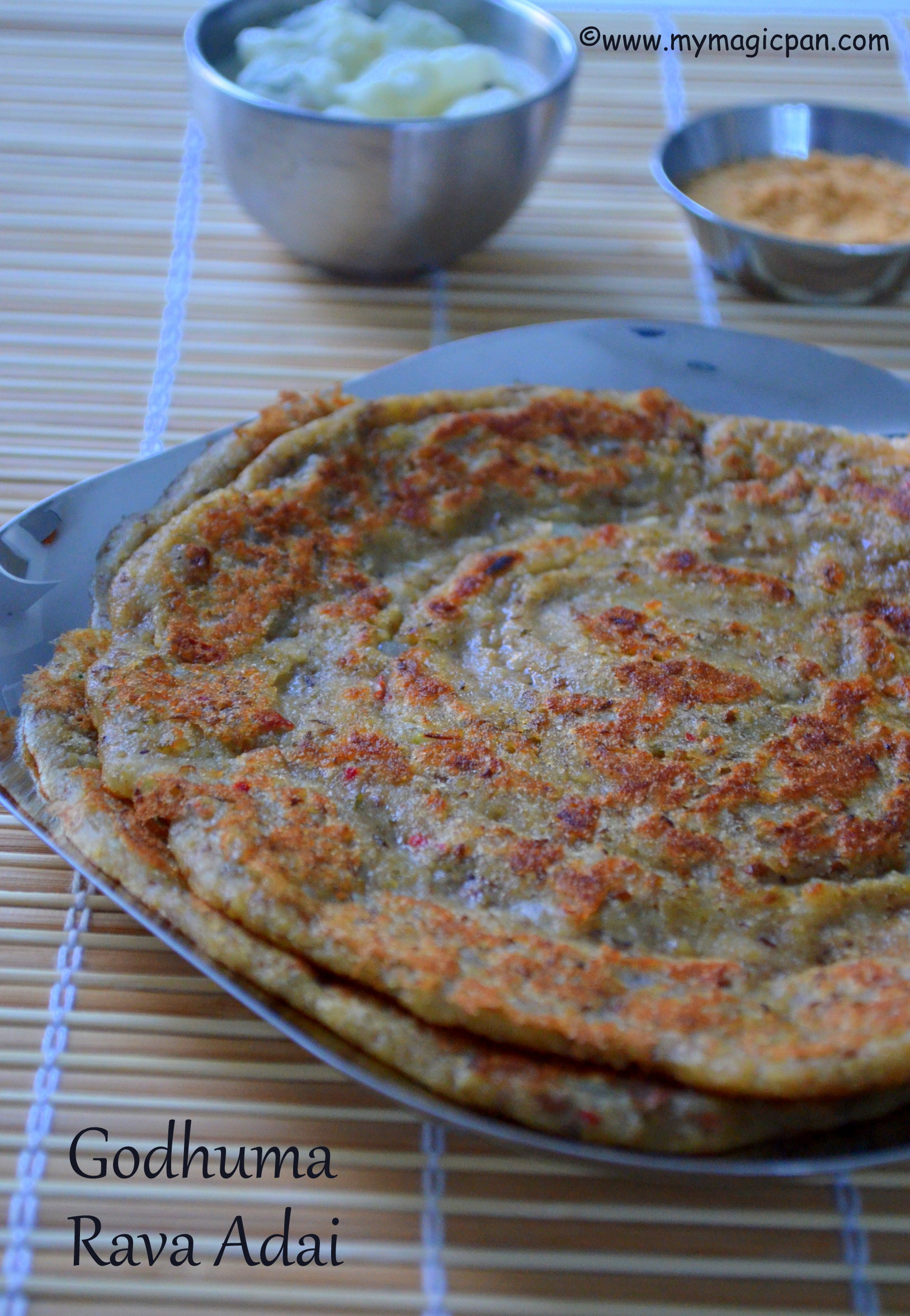 Godhuma Rava Adai – Multi Grain Adai