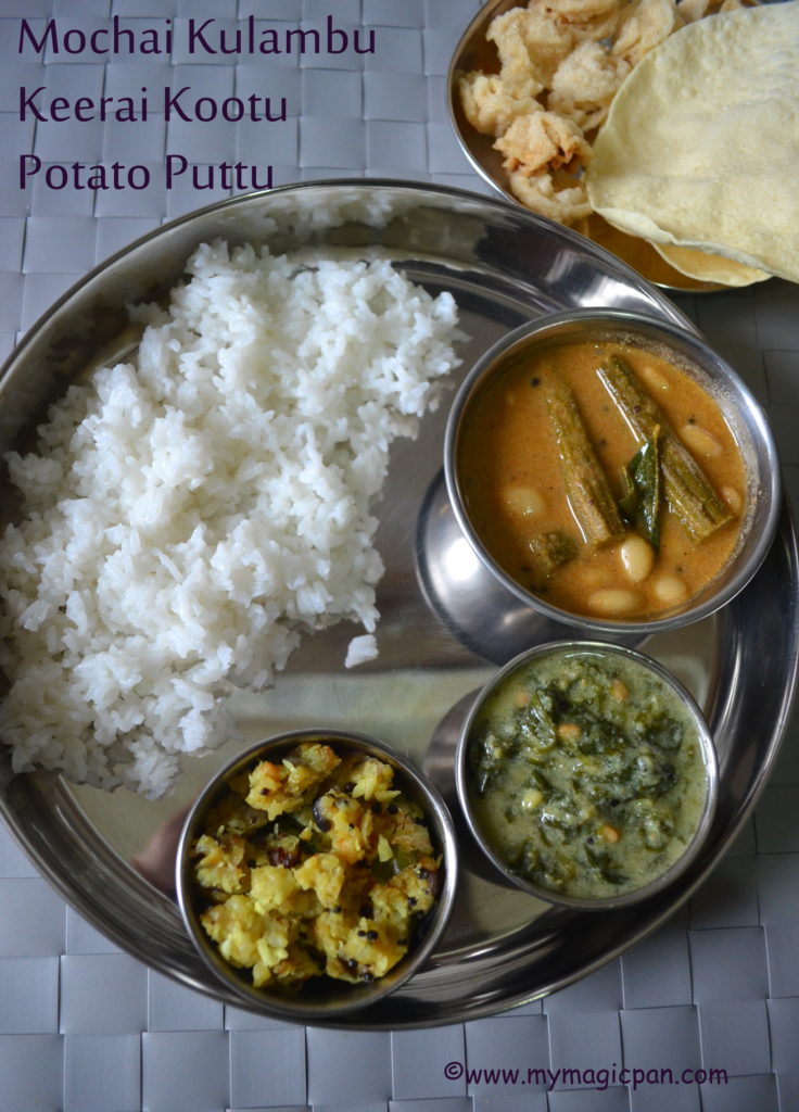 South Indian Lunch Menu My Magic Pan