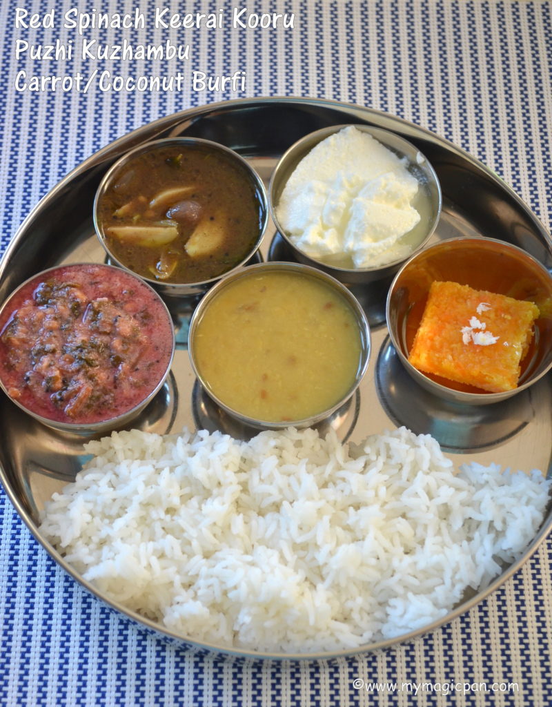 South Indian Lunch Menu My Magic Pan