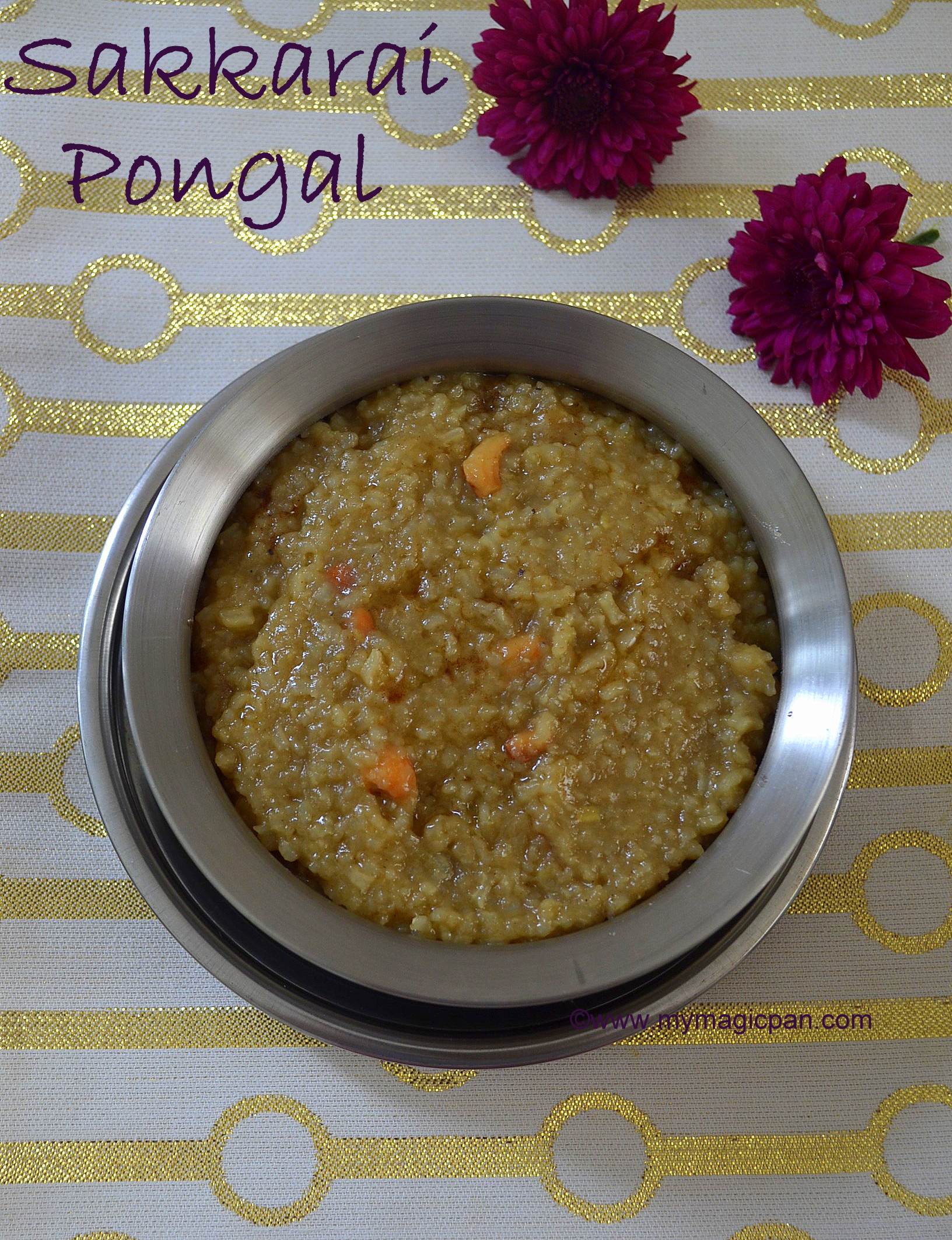 Sakkarai Pongal Sweet Pongal Chakkara Pongal