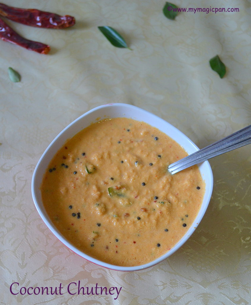 Spicy Red Coconut Chutney My Magic Pan
