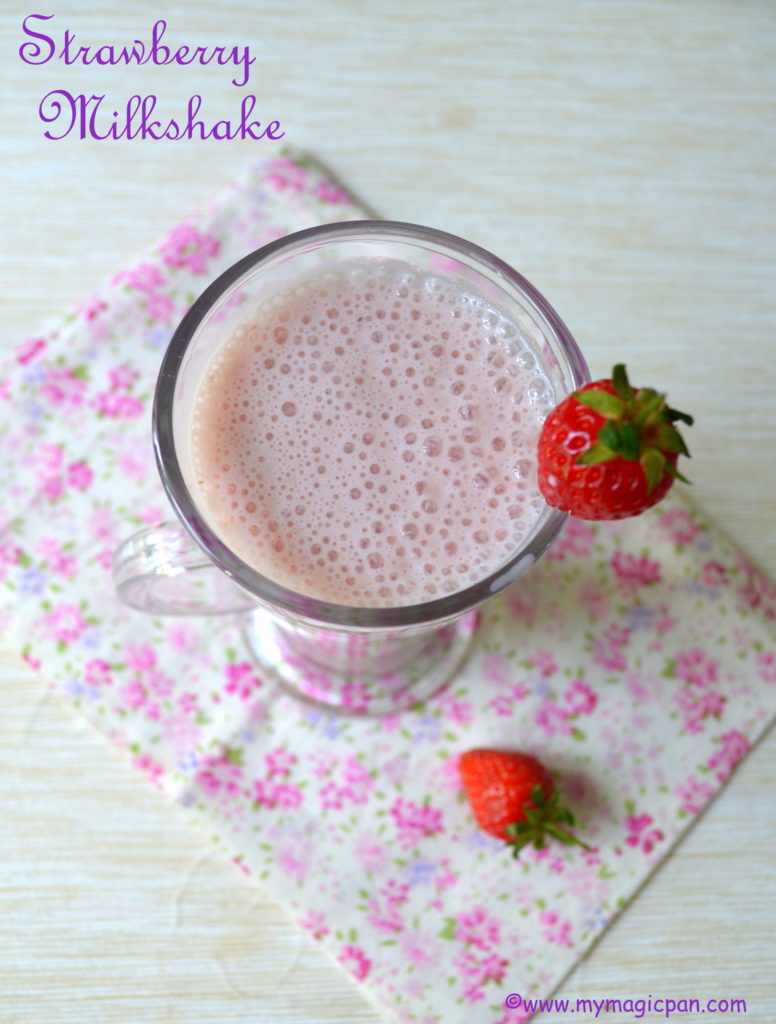Strawberry Milkshake My Magic Pan
