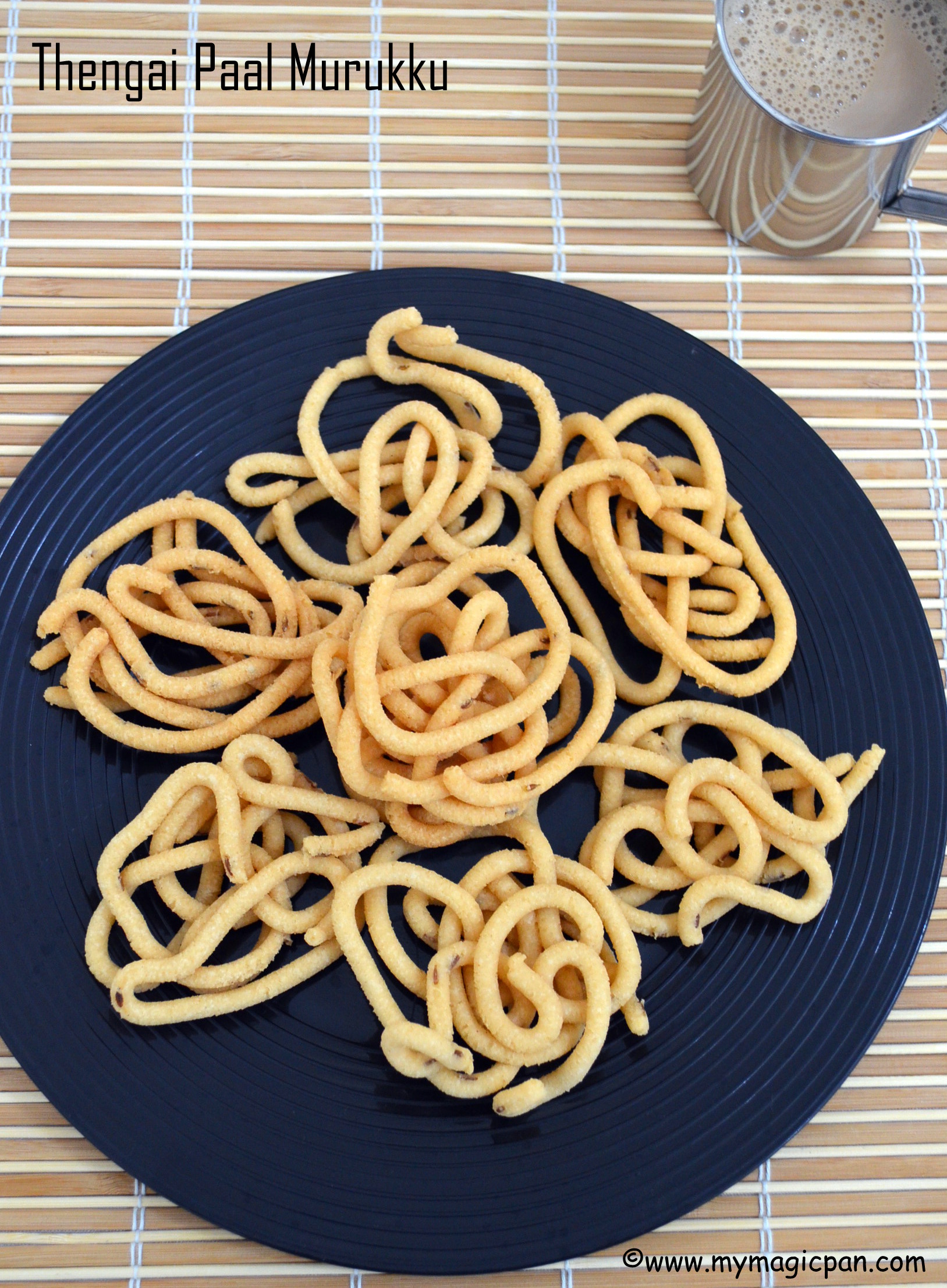 Thengai Paal Murukku Coconut Milk Murukku