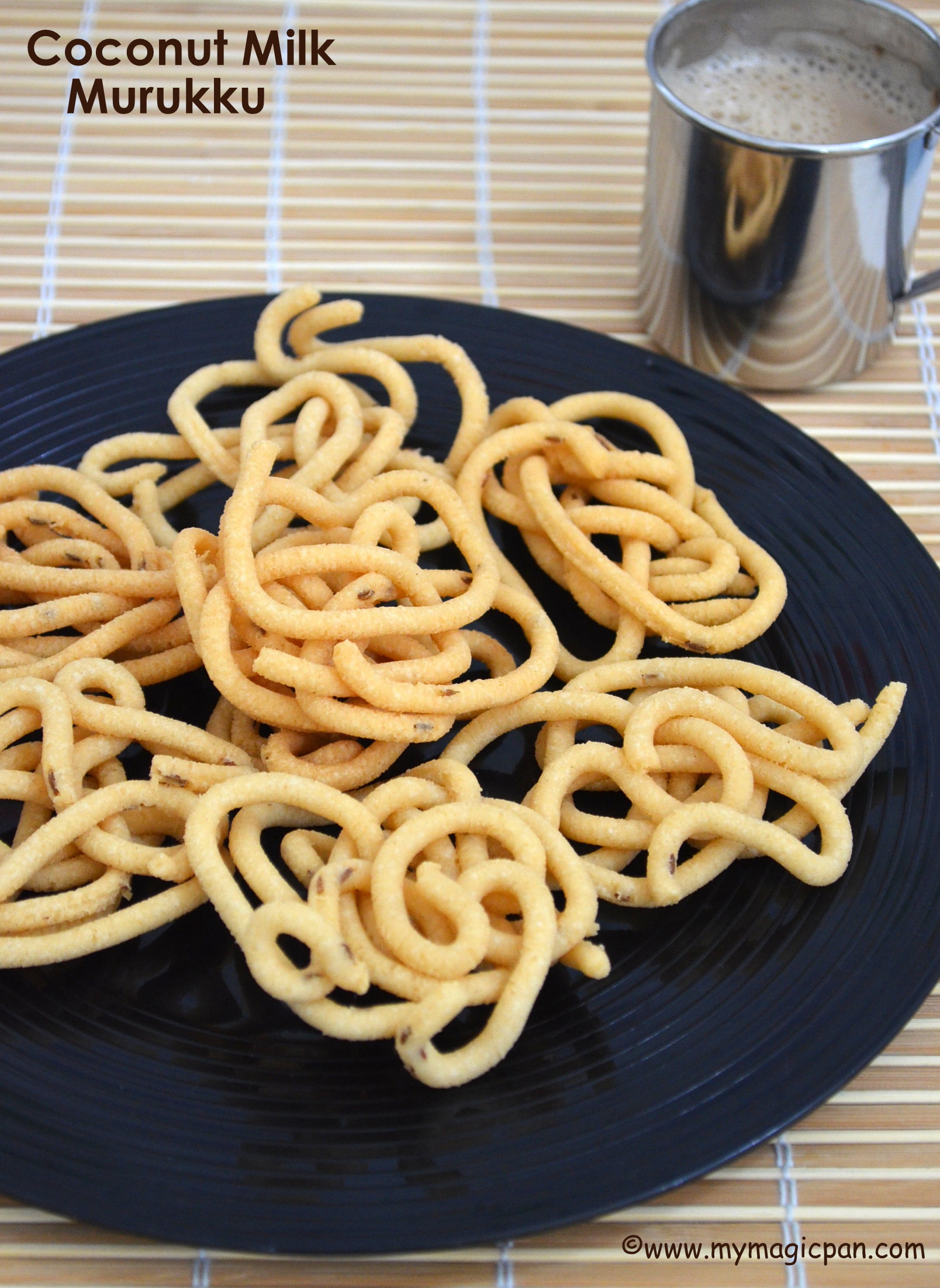 Thengai Paal Murukku Coconut Milk Murukku