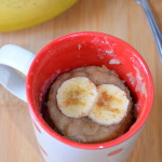 Banana Cinnamon Mug Cake - 2 Mins Microwave Cake