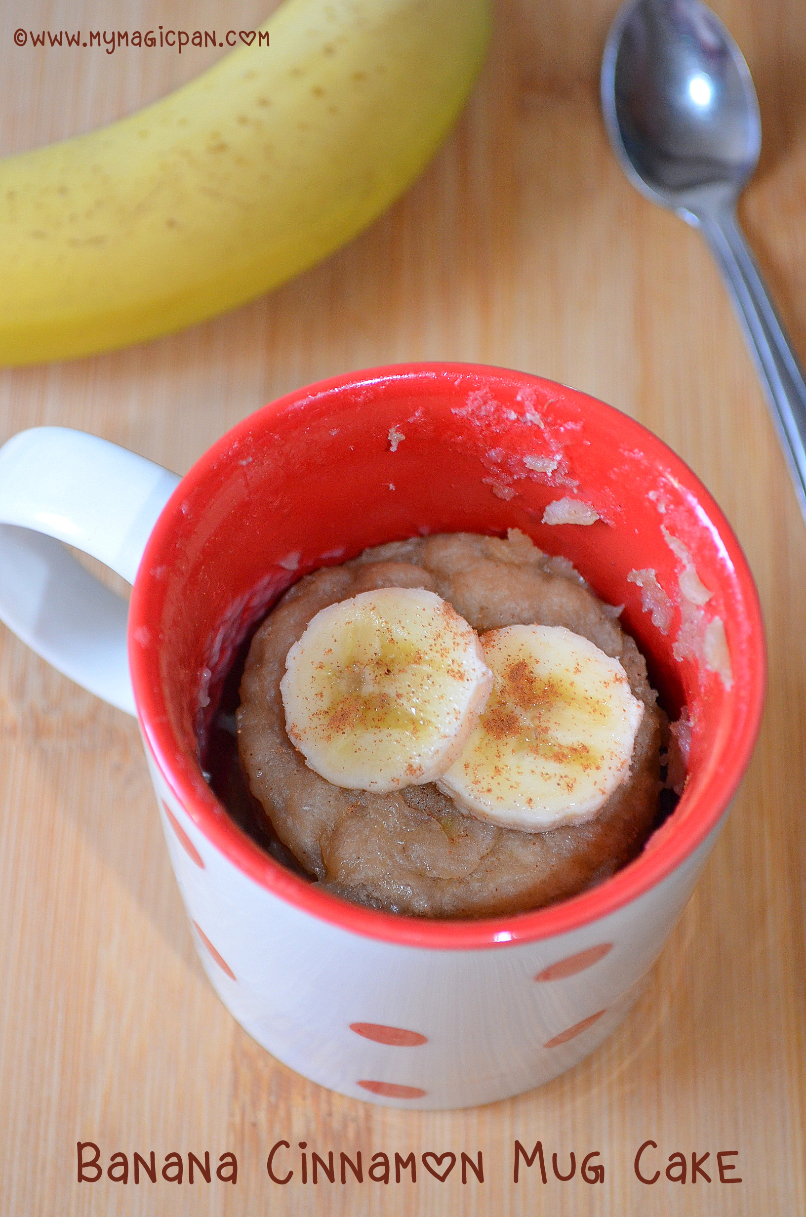 Microwave Mug Cake Recipe – Easy Microwave Banana Bread Mug Cake For One –  Simple Baking