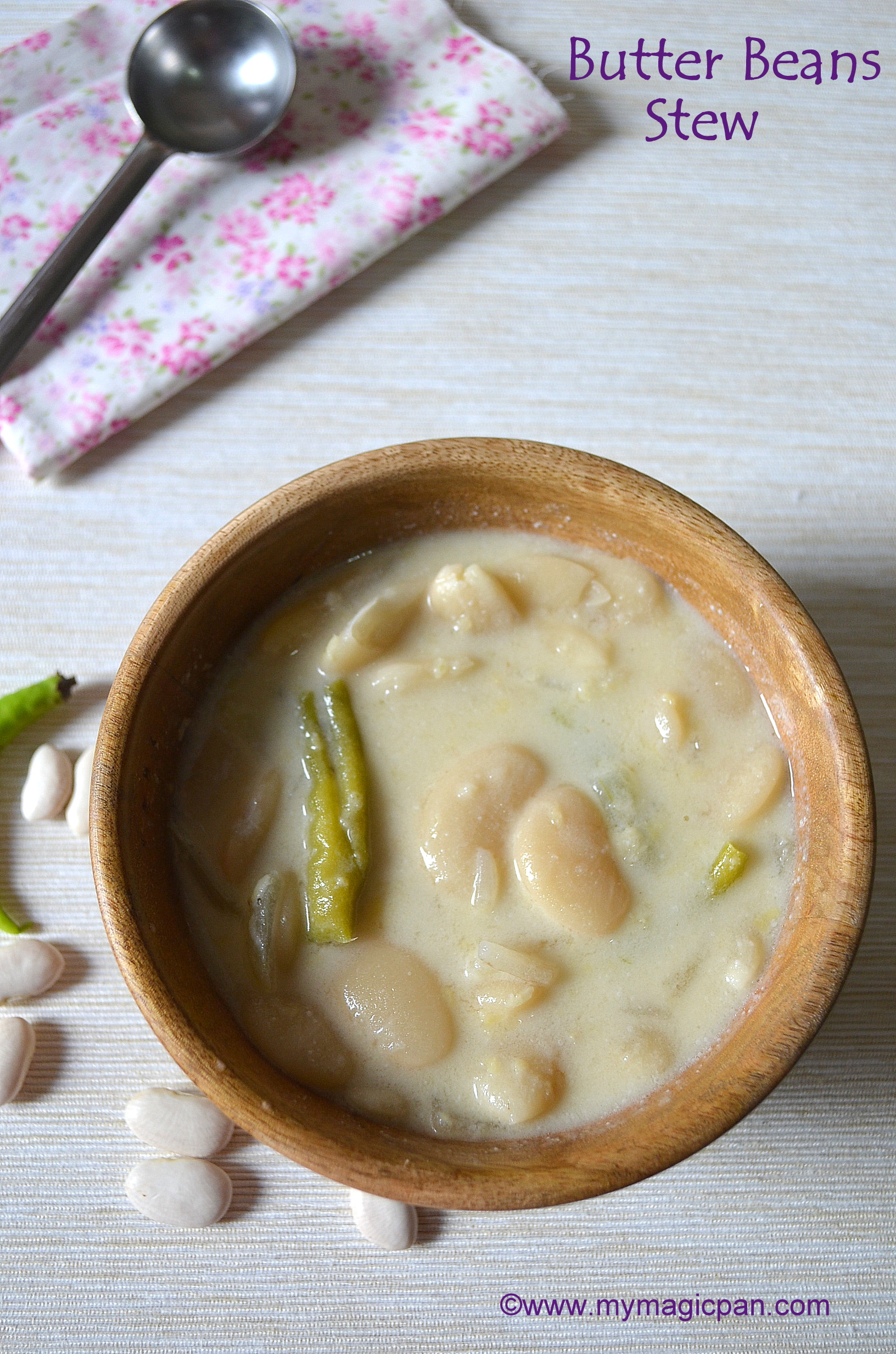 Butter Beans Stew Stew with coconut milk