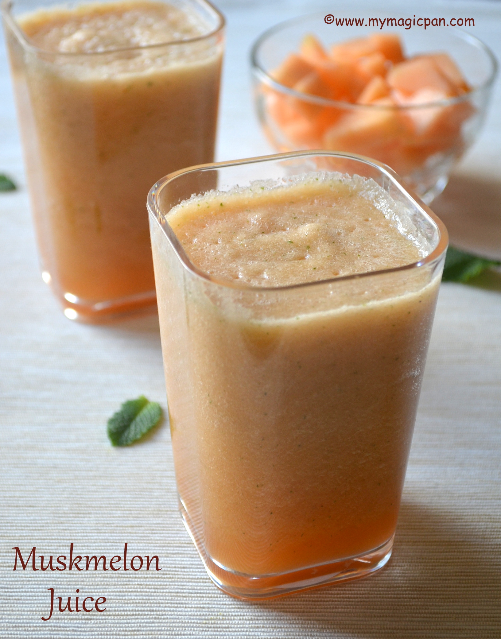 Muskmelon Juice Cantaloupe Juice