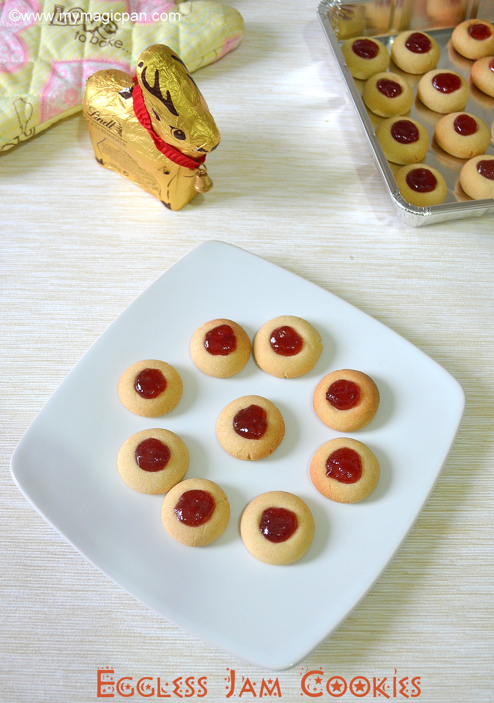 Eggless Jam Cookies Jam Cookies