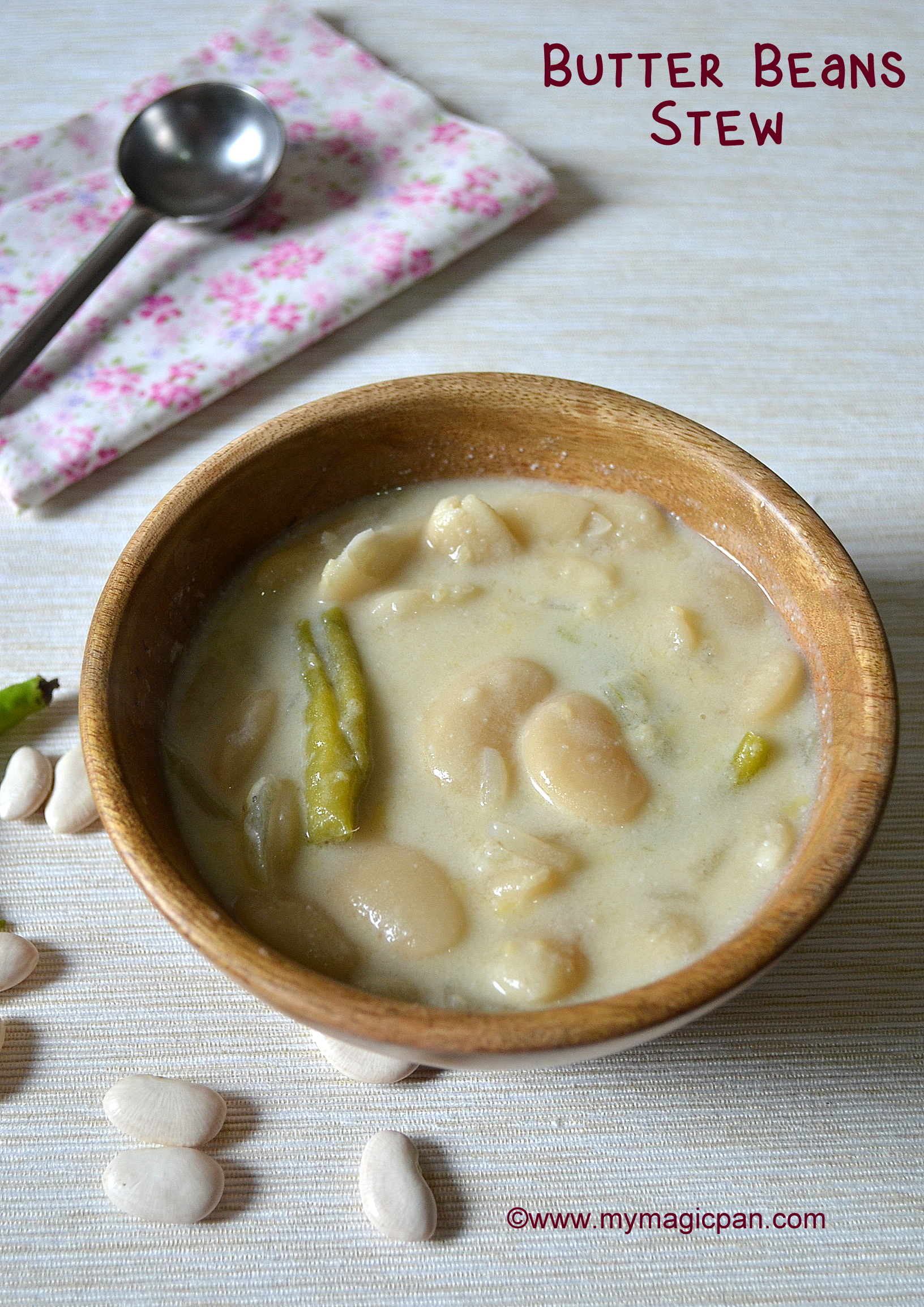 Butter Beans Stew Stew with coconut milk