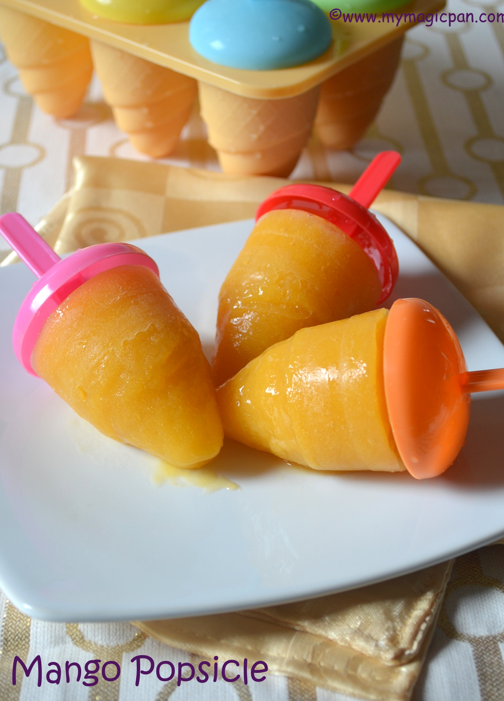 Mango Popsicle – Mango Orange Popsicle