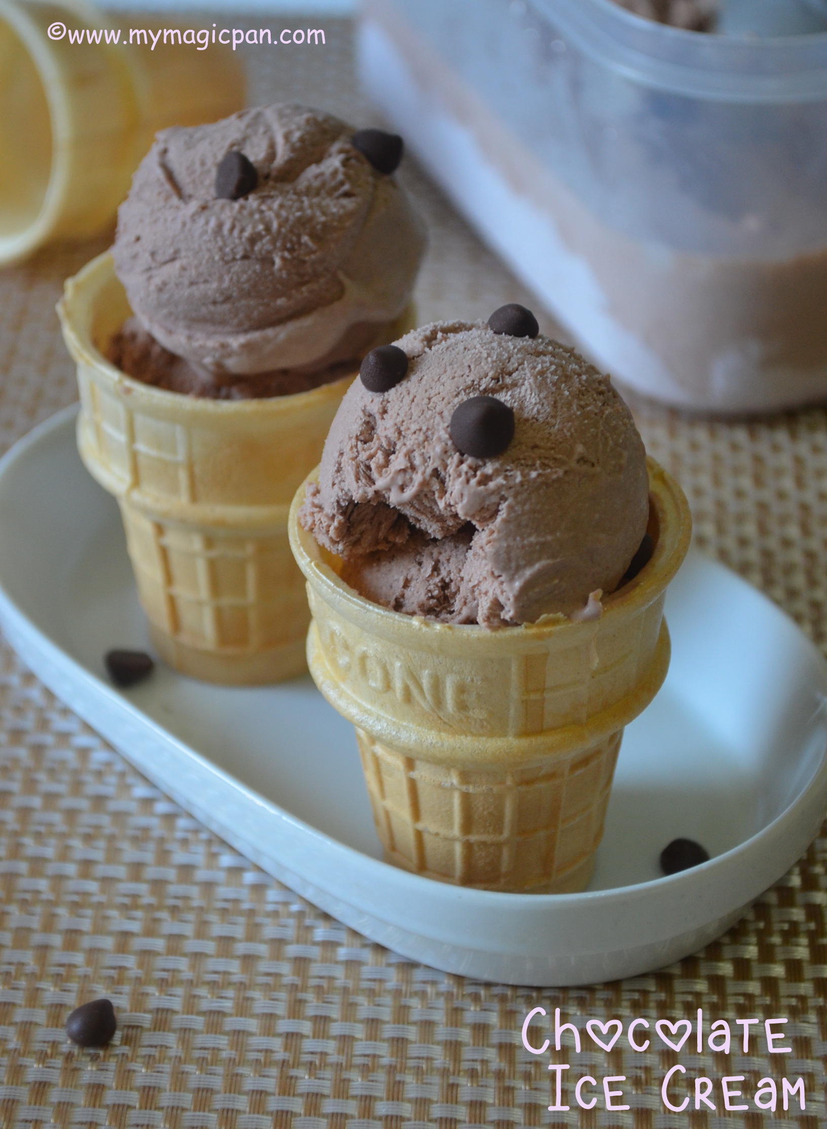 Chocolate Ice Cream No Ice Cream Machine